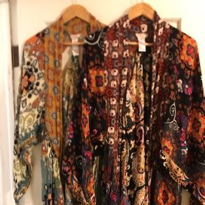 Free People Kimonos Vibrant Patterns
